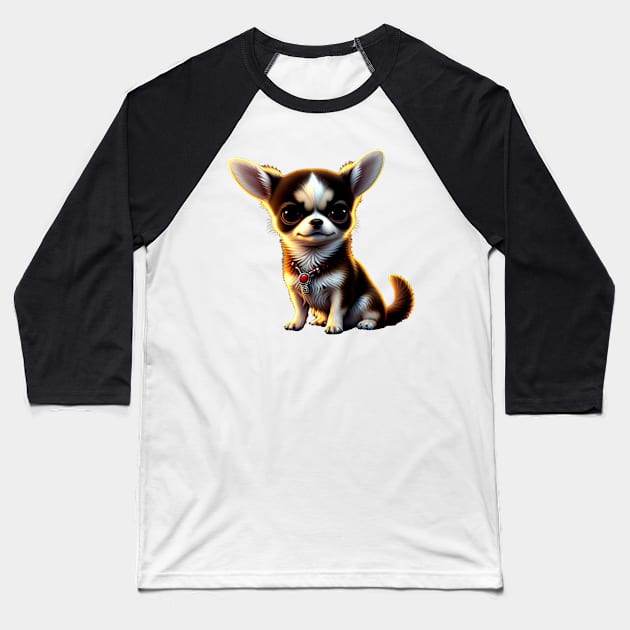 Chihuahua in suit Baseball T-Shirt by IDesign23